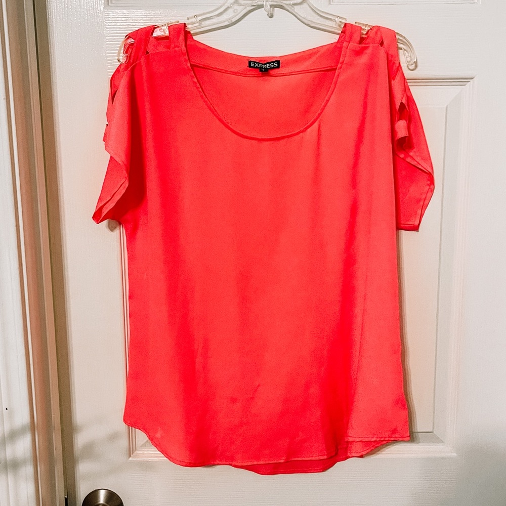 Shoulder Cut Out Express Blouse